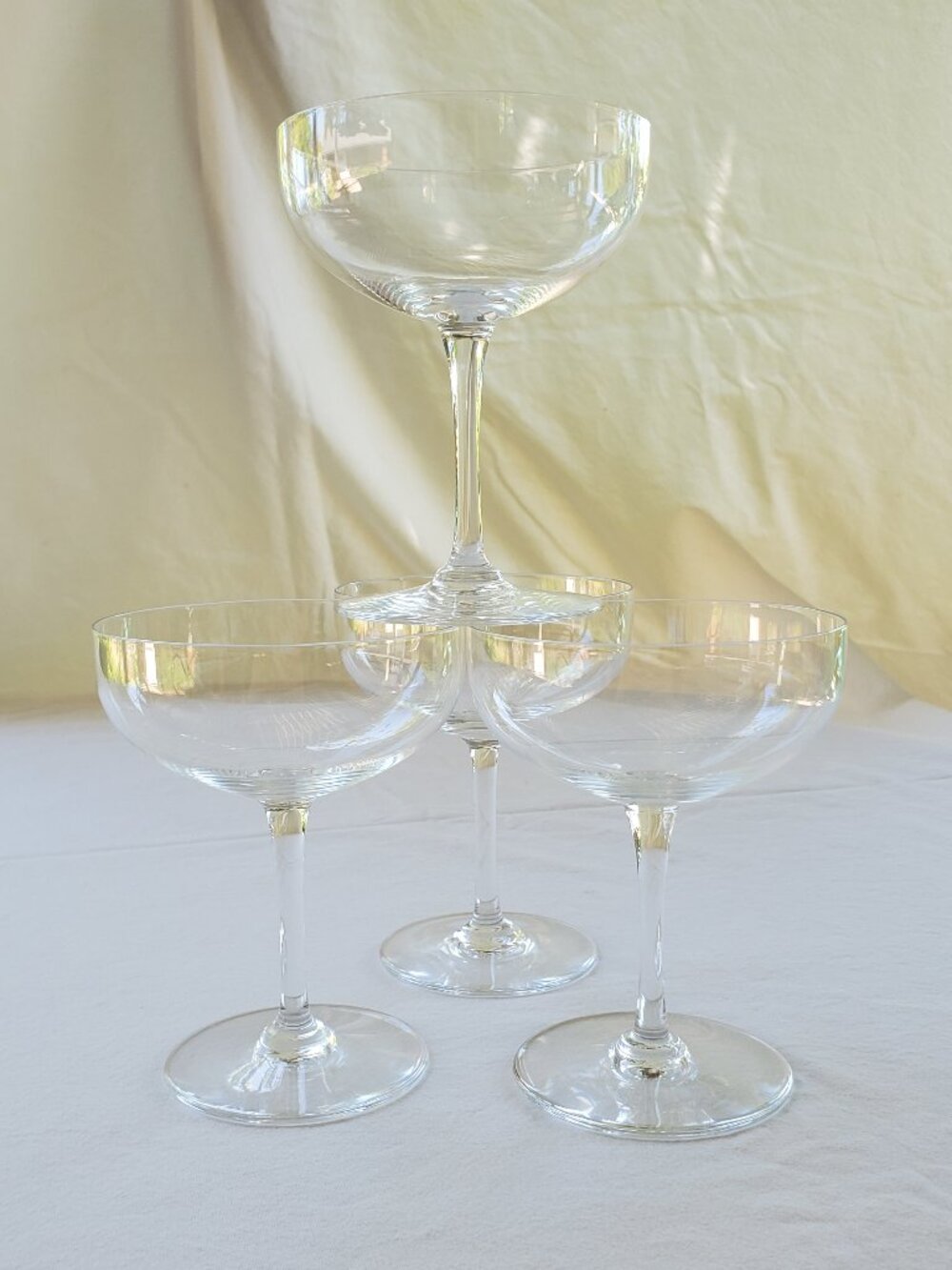 VINTAGE CHAMPAGNE COUPE SET OF 4